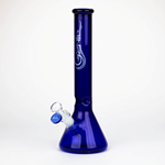 Genie - 12" Glass Water Bong - Blue